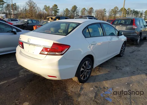 2013 Honda Civic Ex-L from USA, damaged, VIN 19XFB2F90DE082136